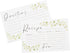 C.R. Gibson Q16-24814 Wedding Shower Recipe Cards and Invite Enclosure Cards, 40pcs, White...