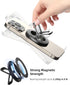 Adjustable Magnetic Phone Ring Holder for Magsafe Grip, Adjustable Magnetic Phone Ring Holder Removable Finger Phone Ring......