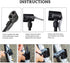 Bike Pump, Air Bicycle Pump Inflator with Pressure Gauge for Presta and Schrader Valve Tire Ball Bike Portable Pumps 160PSI...