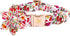 Elegant little tail Dog Collar with Flower, Floral Print Pet Collar Flower Dog Collar Summer Cute Dog Collar Adjustable Dog Collar for X-Large Dog...