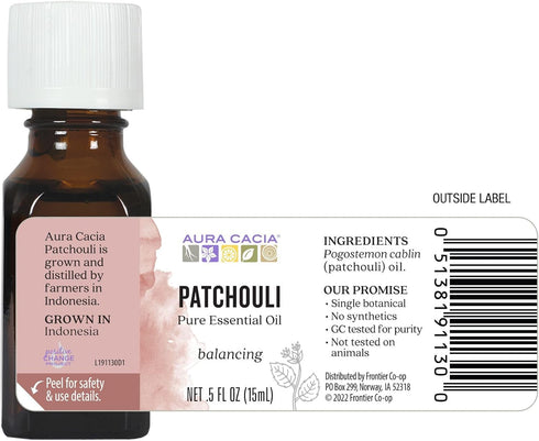 Aura Cacia Patchouli, Dark, 0.5 Ounce...