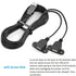 Guo USB Charging Extension Cable Male to Dual Female, USB 2.0 Charging Port 1 to 2 Panel Mount with Screw Hole, Used for Furniture/Mobile Phones/P...