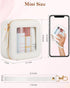 Clear Makeup Bag | Mini Makeup Bag | Small Makeup Bag/Small Cosmetic Bag for Purse | Cute Leather Makeup Pouch | Purse Organizer | Car Travel Purs...