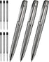 Cambond Ballpoint Pens Black Pens - Bulk Pens Metal Pen for Journaling Gift Business Men Police Flight Attendants 1.0 mm Medium Point Nice Pens, 3...