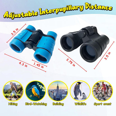 ESSENSON Binoculars for Kids Toys Gifts for Age 3-12 Years Old Boys Girls Kids Telescope Outdoor Toys for Sports and Outside Play Hiking, Bird Wat...