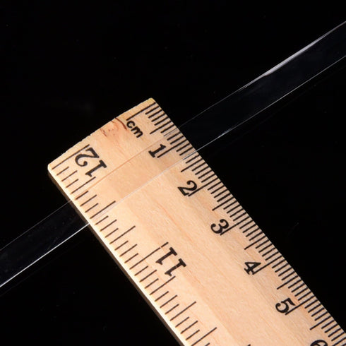 BBTO Clear Elastic Strap Lightweight Elastic Clear Bra Strap for Cloth Sewing Project (33 Yards x 0.12 Inch)...