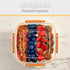 Superio Brand Food Storage Container, 80 oz, Orange...