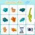 Bath Toys for Kids Ages 1-3 - Magnetic Fishing Toy with Fishing Rod, 8PCS Water Table Toys Soft Rubber Dinosaurs Fishing Game Floating Pool Bathtu...