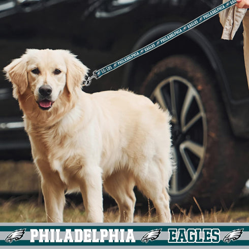 NFL PET Leash Philadelphia Eagles Dog Leash, Large Football Team Leash for Dogs & Cats. A Shiny & Colorful Cat Leash & Dog Leash Licensed by The N...