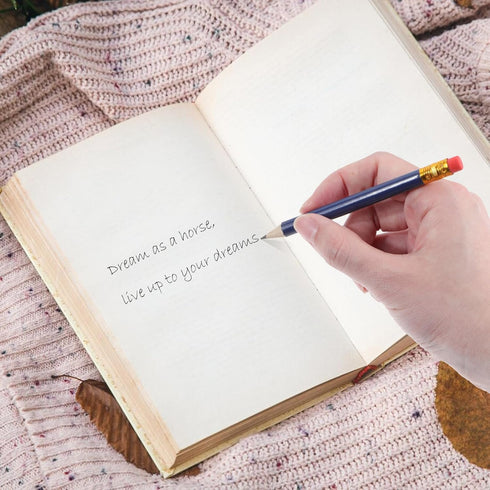 24 Pcs Mini Pencils Golf Pencils With Erasers Bridal Shower Pencils HB Graphite Pencil For Students Designers Architects School Office(white)...