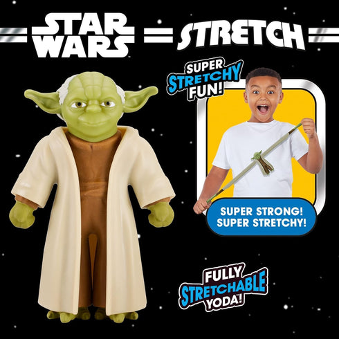 Fully Stretchable Star Wars Yoda - Toy & Collectible Item - 1 ct (Pack of 1)...