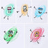 960 Halloween Pieces Stickers Eyes Mouth Cartoon Stickers Labels for Art Craft DIY Scrapbook (Multi-Color)...