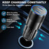 USB C Car Charger 40W, OKRAY 3-Pack 2-Port Type C Phone 15 Car Charger PD3.0 Fast Charging Car Phone Charger Cigarette Lighter Adapter Compatible ...