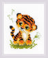 Riolis Counted Cross Stitch Baby Tiger, Multicolor...