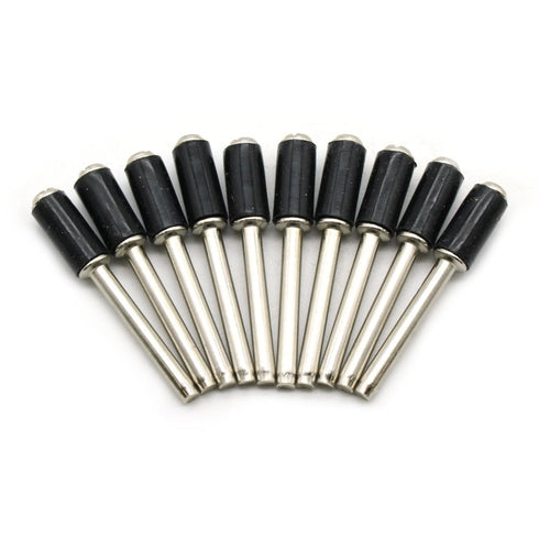 TMAX 10 pc 1/4 Inch Rubber Mandrel Sand Drum Holder 1/8 Inch Shank for Dremel Rotary Tools...