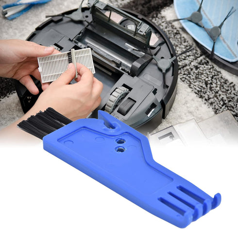 Brush, ABS Dust Brush Fit for Vacuum Cleaner Sweeping Robot Handheld Vacuum Cleaner Parts(Blue)...