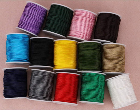Nylon Twine String Cord Thread for Beading Bracelets Jewelry Making DIY Crafts (2mm-95feet, Green)...