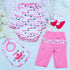 Reborn Baby Doll Clothes 20inch Pink Outfit Accessories Set for 17-22 Inch Reborn Dolls Girls Baby Clothing with Bibbed...