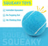 PrimePets Tennis Balls for Dogs, 2.5 Inch, 12 Pack, Squeaky Dog Toy, Interactive Pet Fetch Ball for Medium and Large Dogs, Squeaky Dog Toys (Rando...
