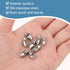 50 Pcs Replacement Blind Pull Cord Connector Ball Pull Chain Connectors Blinds Stainless Steel Bead Chain Connectors Clasps for Beaded Ball Chain ...