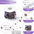 DanLingJewelry 5m Brass Handmade Natural Amethyst Stone Beading Chain Purple Irregular Crystal Chains with Spool for Jewelry Making Supplies...