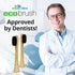 Electric Toothbrush Replacement Heads 4pk – Charcoal Infused Bamboo - Sustainable BPA Free Electric Toothbrush Heads...