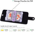 Pill Organizer,Pill Pouches Clear Plastic Pill Bags Self Sealing Travel Medicine Organizer Storage(1-Organge Flower)...
