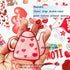 149Pcs Valentine's Day Window Clings Decorations Heart Decal Party Ornaments Supplies 9 Sheets Removable Vinyl Window Sticker Decals for Home, Val...