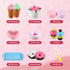Play Food Sets for Kids Kitchen - Kitchen Accessories for Kids - Toy Food - Pretend Play Plastic Desserts Cake Ice Cream and Donuts - Educational ...