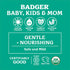 Badger Baby Balm w Chamomile Calendula, All Organic Baby Moisturizer for Cradle Cap Diaper Rash, Soothing Nourishing Gentle Baby Skin Care, Concen...