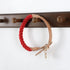 Park Life Designs Wander Rope Collar, Red, Small, Cotton Rope and Vegan Leather Clasp, Pet Accessories...