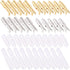 Glarks 240Pcs 3.9mm Brass Male and Female Bullet Terminals Wire Connector Block with Insulating Sleeves for Car Truck Motorcycle Bike...