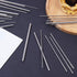PH PandaHall 30 Size Mandrels, Stainless Steel Mandrel Dowels Jewelry Making Tool for Wire Wrapping, Forming Rings, Soft Soldering, Electoforming ...