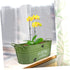 Vintage Flowerpot Plant Container Bucket Metal Pail Flower Pot Raised Garden Boxes Farmhouse Plant Buckets Garden Planter Container Metal Flower B...