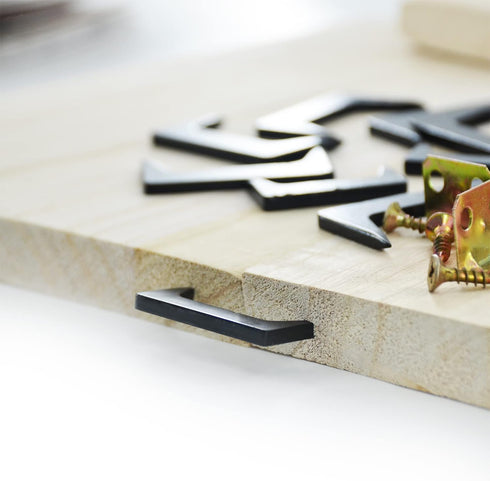10PCS Pinch Dogs Woodworking 1.5inch Wood Clamps Square Back Tapered Legs Woodworking Glued Panel Table Stool Top Plank Edge Post Assembly Clampin...