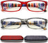 Blue Light Blocking Reading Glasses for Women,2 Pack Blue Screen Computer Readers with Case Magnification Eyeglasses 1.75...