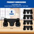 Air Fryer Rubber Bumpers, 4 Packs Air Fryer Replacement Parts for Instant Pot Gourmia Cosori and other Air Fryers, Air Fryer Accessories Silicone ...