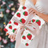 JarThenaAMCS 12 Sheet Fruit Wrapping Paper Strawberry Lemon Pineapple Gift Wrap Paper Bulk Summer Decorative Art Paper Folded Flat for Birthday Ba...