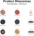 Mandala Crafts Large Wooden Buttons for Crafts – Carved Wood Buttons – Assorted Craft Buttons for Sweaters Decorative Buttons Sewing...