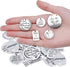 259 Pieces Inspirational Motivational Keychains Charms Bulk Keychains Inspirational Words Charms with Open Jump Rings Key Rings for Various DIY Ne...