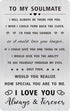 To My Soulmate Engraved Wallet Card - Soulmate Gifts for Him Men Her Women - I Love You Soulmate Valentines Day Presents...