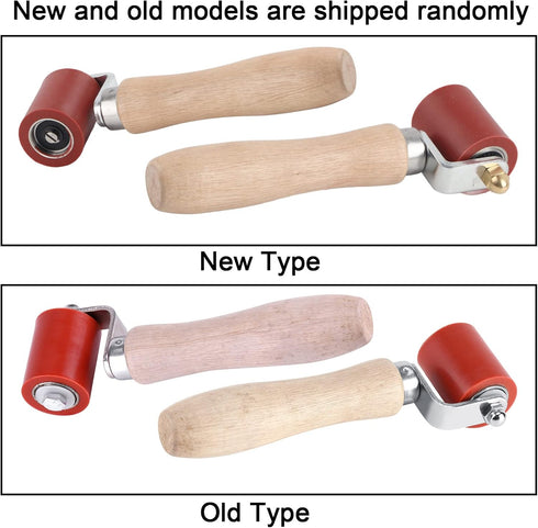 Yosoo Hand Roller 40mm Silicone High Temperature Resistant Seam Hand Pressure Roller Roofing PVC Welding Tool...