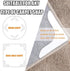 Rug Grippers with Super Stickiness- Anti Curling Carpet Tape Non-Slip Area Keeps Your Rug in Place and Makes Corners Flat for Corners and Edges Re...