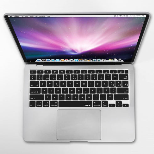 XSKN Shortcuts and Language Series Silicone Keyboard Cover Skin Compatible with 2020 Released New MacBook Air 13.3 inch A2179 A2337 M1 Chip with T...