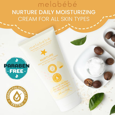 Nurture: Daily Moisturizing Cream - Baby Eczema Cream & Baby Lotion Sensitive Skin Baby Cream - Natural Baby Lotion and Baby Moisturizer Infused w...