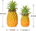 Lvydec Artificial Pineapple, Realistic Artificial Fruit Fake Pineapple for Home Cabinet Table Party Decoration (8.2")...
