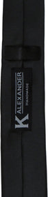 New Skinny Solid Black 2 Inch Necktie Tie"...