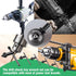 6Pcs Carbon Steel Drill Chuck Key Wrench Set, 3/4" 5/8" 1/2" 3/8" 1/4" Electric Drill Clamping Tool and 4 in 1 Steel Drills Chuck Key for Drill Po...