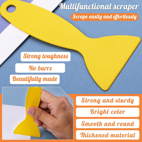 WONVOC 6 pcs Bone Folders, Crease Makers, Scoring Tool, Plastic Bone Folder Paper Creaser, Folding Bookbinding Tool, Origami Tools for Making Pape...