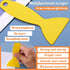 WONVOC 6 pcs Bone Folders, Crease Makers, Scoring Tool, Plastic Bone Folder Paper Creaser, Folding Bookbinding Tool, Origami Tools for Making Pape...